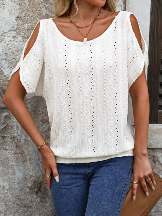 Jacquard Strapless T-Shirt